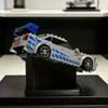 1pc Simple Racing Model Display Rack Cars Storage Holder Black Plastic Toy Racing Collection Rack Car Model Enthusiast Gift