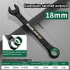 Portable 6-19MM Combination Wrench Open-end Dual-purpose Ratchet Spanner Manual Spanners Car Repair Tool
