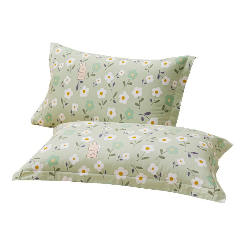Cotton Pillowcase Set 48x74cm Pure Pillow Covers Home Dorm Bedding Modern Minimalist