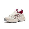 Anta Galaxy Slip Resistant Abrasion Resistant Low Top Casual Shoes Men's White Red 912618839-1