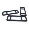 4pcs 67MM Driving Recorder Fixed Bandage Strap Silicone Fit for DVR