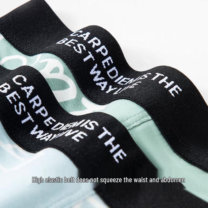 B.JOBSEN Men's Pure Cotton Antibacterial Boxer Briefs