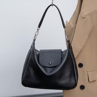 Grand sac bandoulière femme nouveau texture haut de gamme cuir souple sac sous-aisselle design de niche femme sac à bandoulière