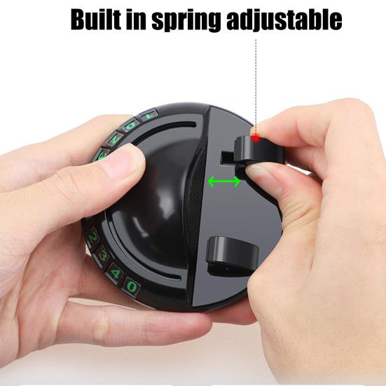 Car Anti Slip Pad Car Phone Holder with Night Glow Number Display Rotatable Dashboard Mount for Most Cars