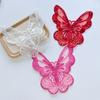 Embroidery 3D Butterfly Lace Patches Shiny 3D Texture DIY Clothing Accessories Multi-layer Sequin Dress Decoration