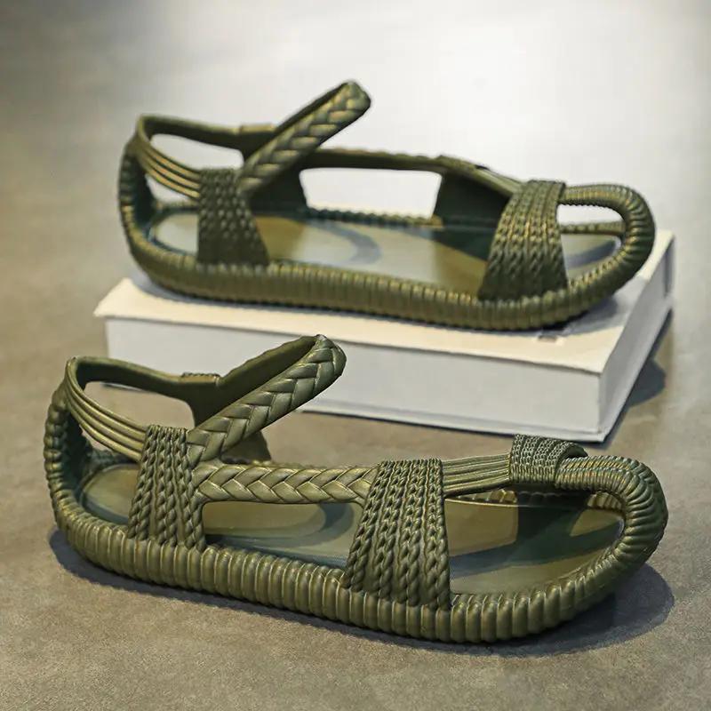 Shoes for Men Casual Man Sandals Open Toe Flat New Design 2024 Luxury Designer Non-slip Summer Outdoor 39 Daily Use Stylish Buy