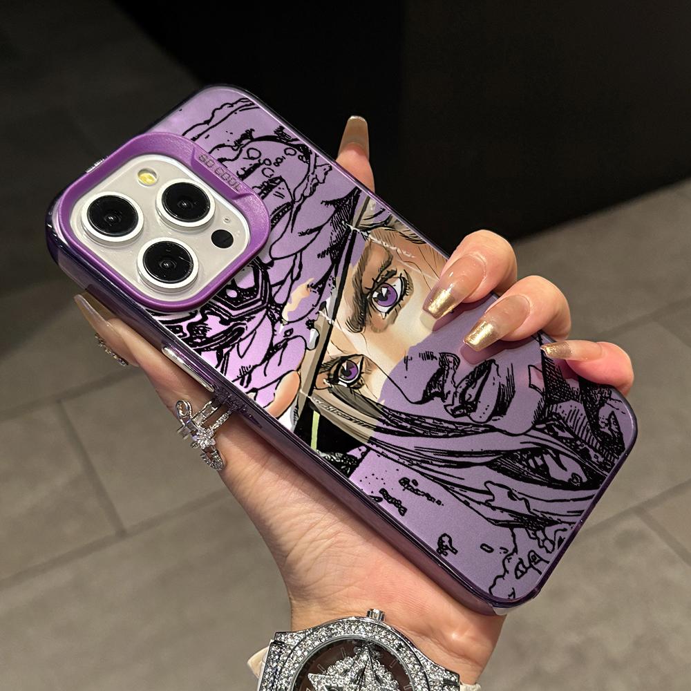 

JoJo Bizarre Adventure Phone Case for Xiaomi Redmi 15C 14C 13C 12C 10 Note 15 14 13 12 Pro Plus 4G 5G Silver Hard Cover Redmi Note 14 4G (Global)
