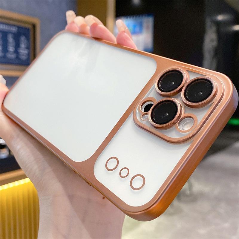 Electroplated Matte Phone Case for iPhone 17/17 Pro Max, Compatible with iPhone 16/15/14/13 Pro iPhone 15 Plus