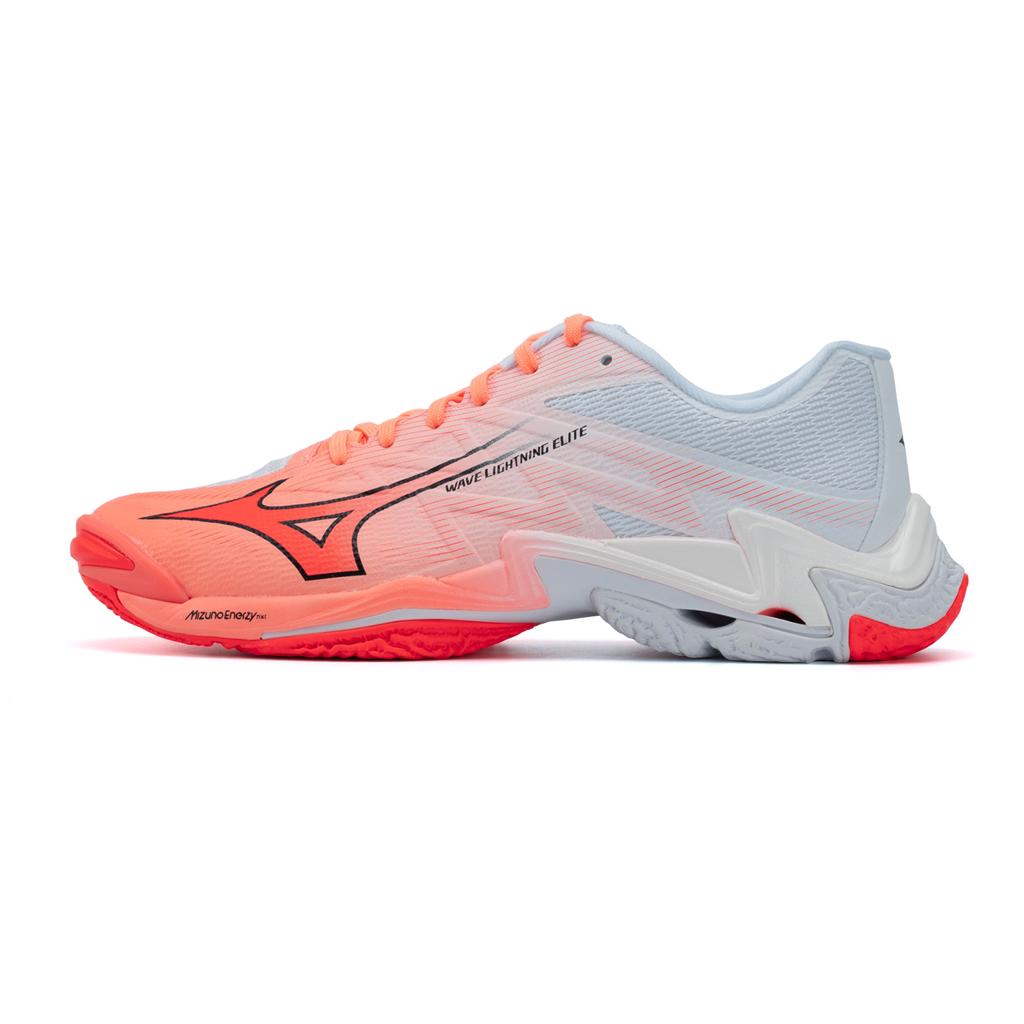 Mizuno Wave Lightning Volleyball Shoes Unisex Low Top Orange/White V1GA260080