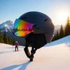 Premium Ski Helmet Adults With Removable Visor Breathable Impact Protection Unisex Snow Sports Gear