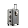 Lishen Aluminum Hardshell Luggage with Cup Holder