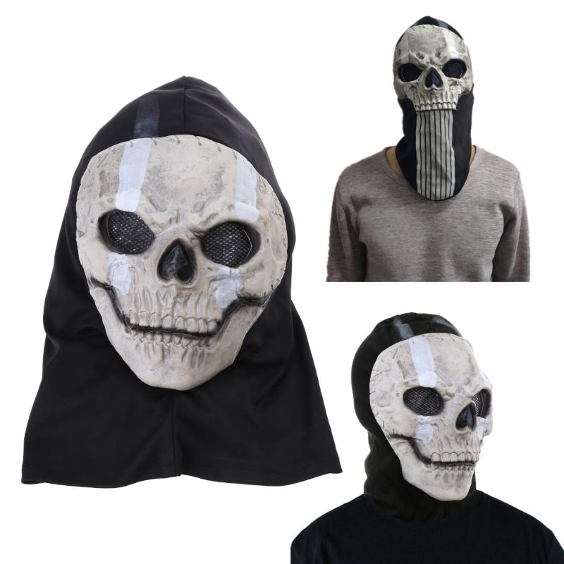 Halloween Skull Mask Horror Ghost Costume Party Decoration for Children Adults Stage Performances Supplies