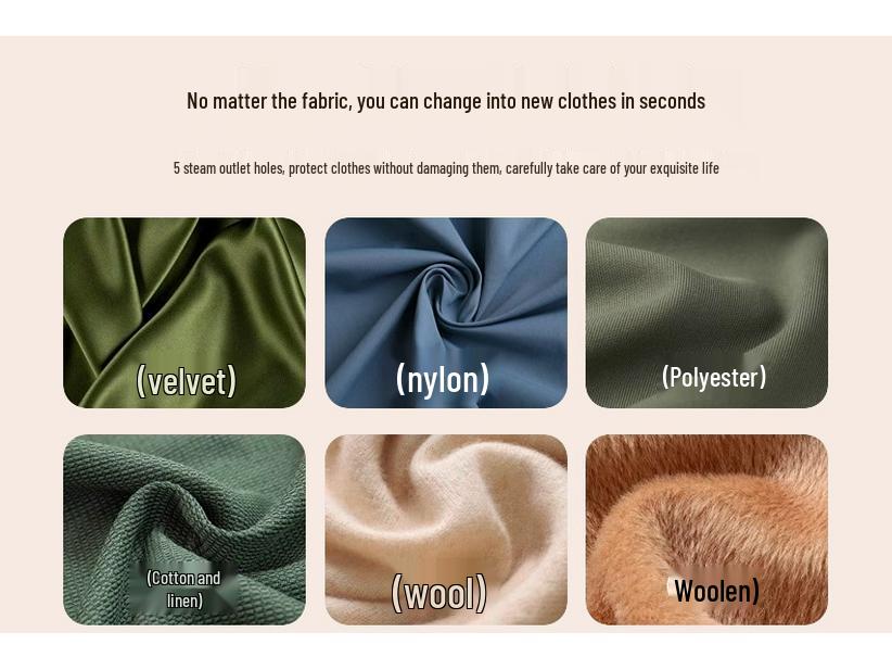 Compact Handheld Garment Steamer and Iron for Home & Dorm Use