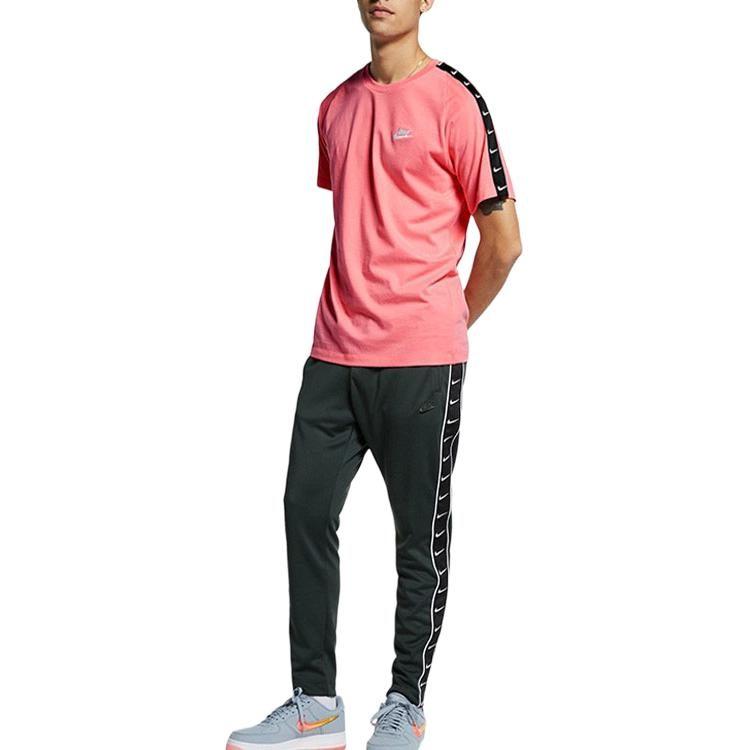 Nike T Shirts Men's Crew Neck Moderate Straight Fit BQ0025-668