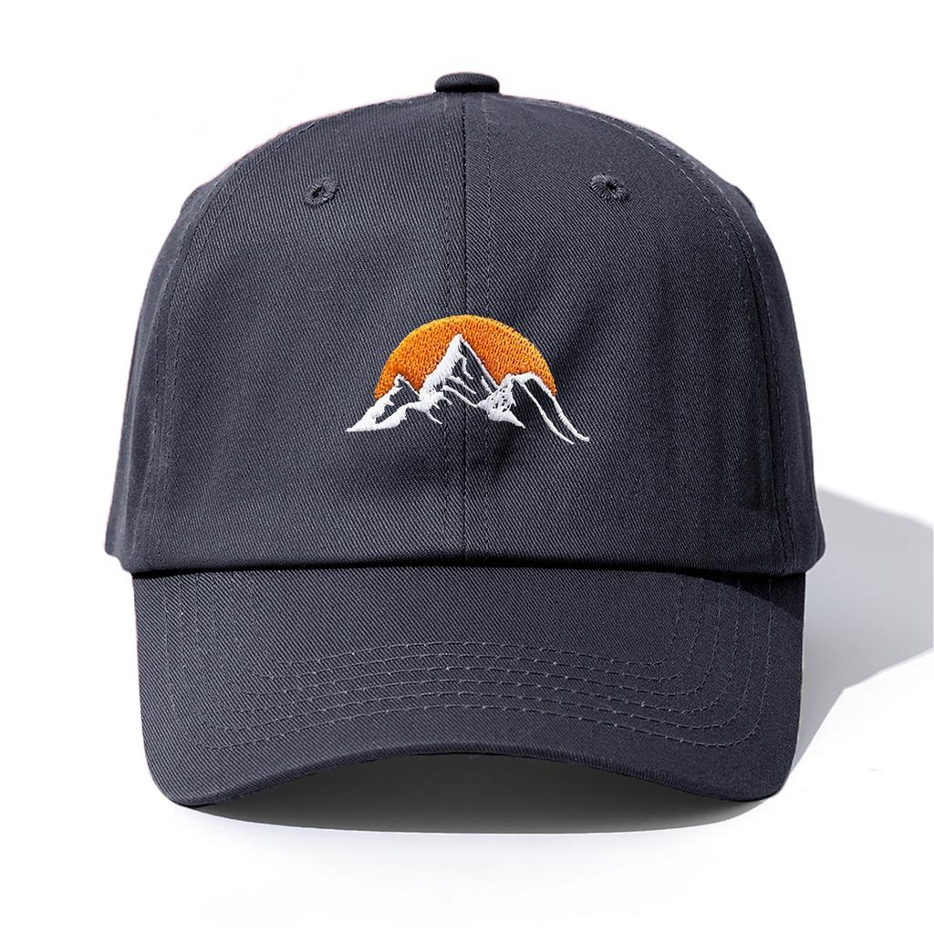 1pc SunRise Embroidery Baseball Cap for Adults,Minimalist Retro Style Casual Soft Adjustable Dad Hat,Perfect As Gift