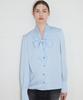 Heo Bow Tie Blouse_Sky