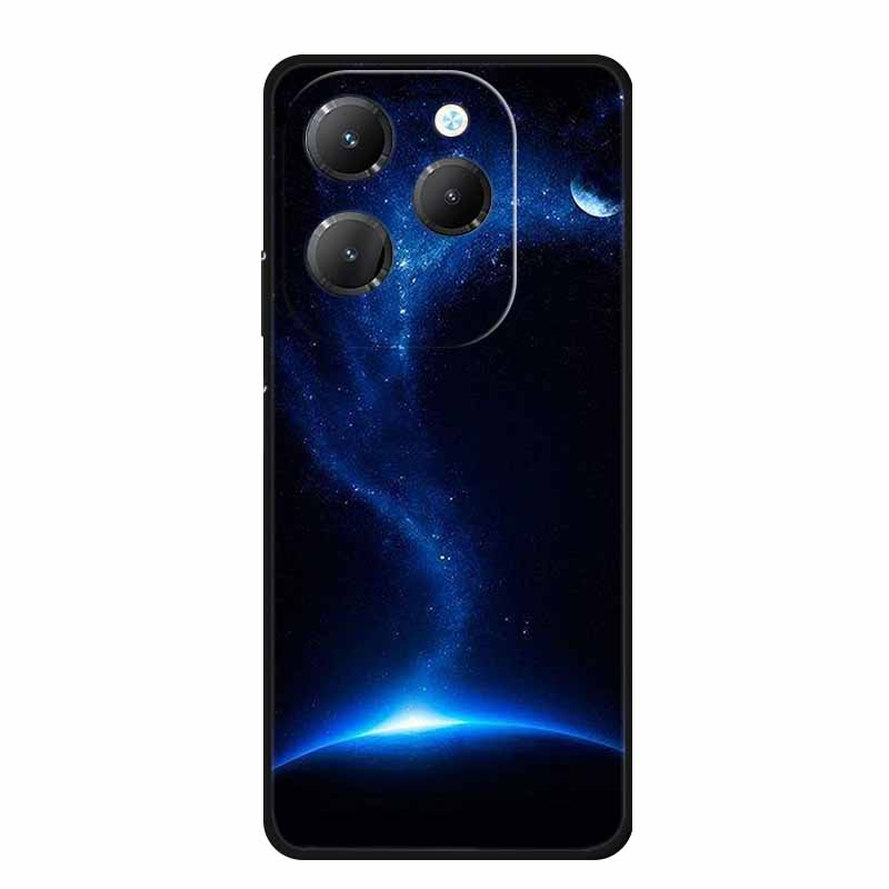 For Infinix Hot 40 Pro Case Animals Soft Silicone TPU Cover Phone Cases For Infinix Hot 40i Hot40 X6837 Protective Wolf Coque