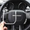 ABS Chrome Car Steering Wheel Decoration Strips Stickers Sequin For Land Rover Range Rover Evoque 2012-2018 Interior Accessories