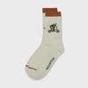 BICYCLE GRAPIC SOCKS - IVORY (P255ASO410)