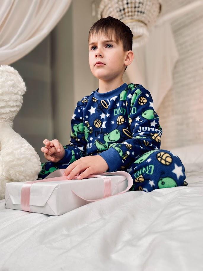 Kids’ Winter Pajamas (Boys) – Colorful Print & Cozy Fleece Fabric, Winter, 6076-028-4 HC