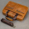 Leather Men'S Briefcase Fashion Business Handbag Cowhide Computer Bag Shoulder Commuter Bag