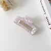 Acetate Korean Fashionable Hair Clip For Women With Elegant Square Design In Colors Multiple