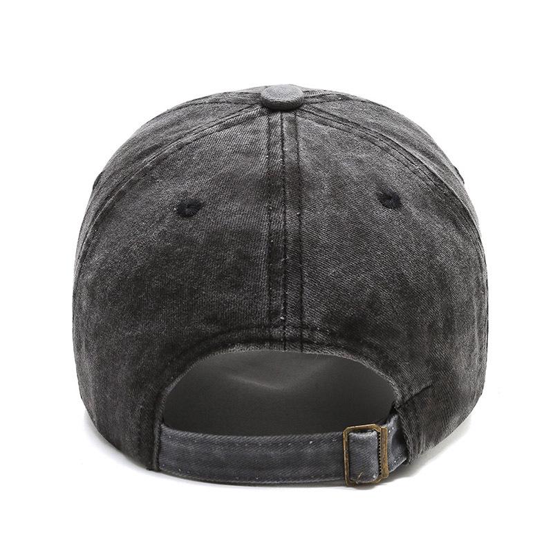 Men's and Women's Retro Korean Style Baseball Caps - Washed Duckbill Sun Hats for Spring and Autumn Outdoor Sports