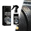 Car Tire Cleaner Fast Acting Vehicle Rust Cleaner Multi-purpose Rust and Dust Remover for Bicycle Chain Door Handle Hinge