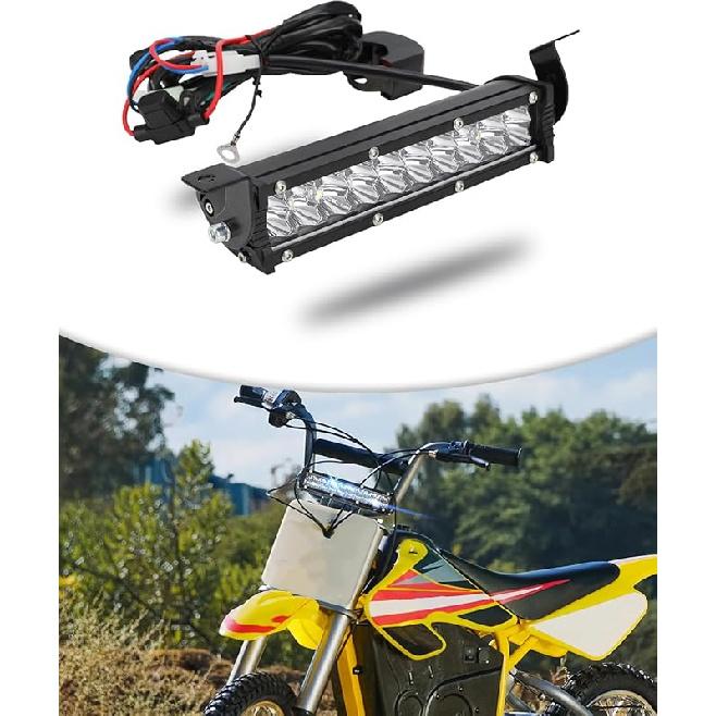 MX650 Headlight, 60W 2500LM Universal Dirt Bike LED Headlight Light Bar for MX650/500 Dirt Rocke.t And More Dirt Pit Bikes, ATVs, Minibikes, Electric [Regular Ver.]