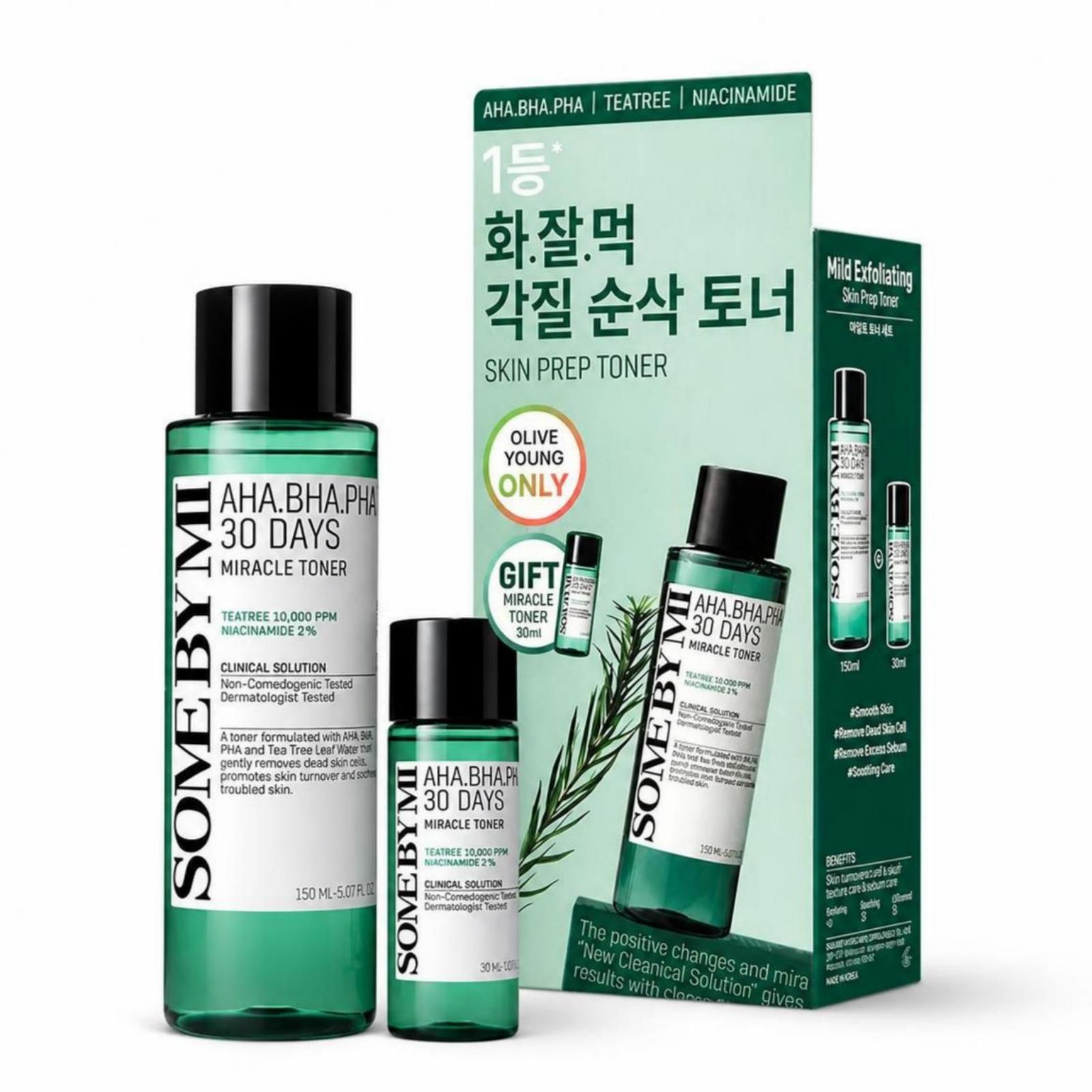 SOME BY MI AHA·BHA·PHA 30 Days Miracle Toner Special Set (150ml + 30ml) 150ml + 30ml