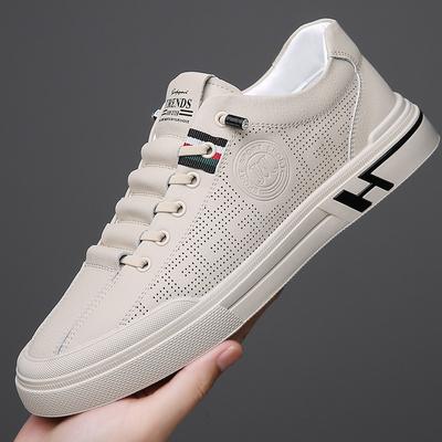 Brand Men's Sneakers Leather Casual Shoes for Men Designer Trend Sports Shoes Soles Men's Running Slip On Flats Vulcanized Shoes