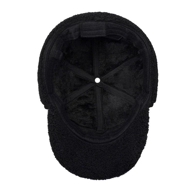 Men's Warm Lei Feng Hat: Velvet, Ear Protection, Outdoor Leisure, for Dad and Elderly, Thickened for Autumn and Winter