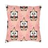 Kawaii Panda Bear Patterns Cushion Cover Sofa Home Decor Animal Cartoon Square Throw Pillow Case 45X45