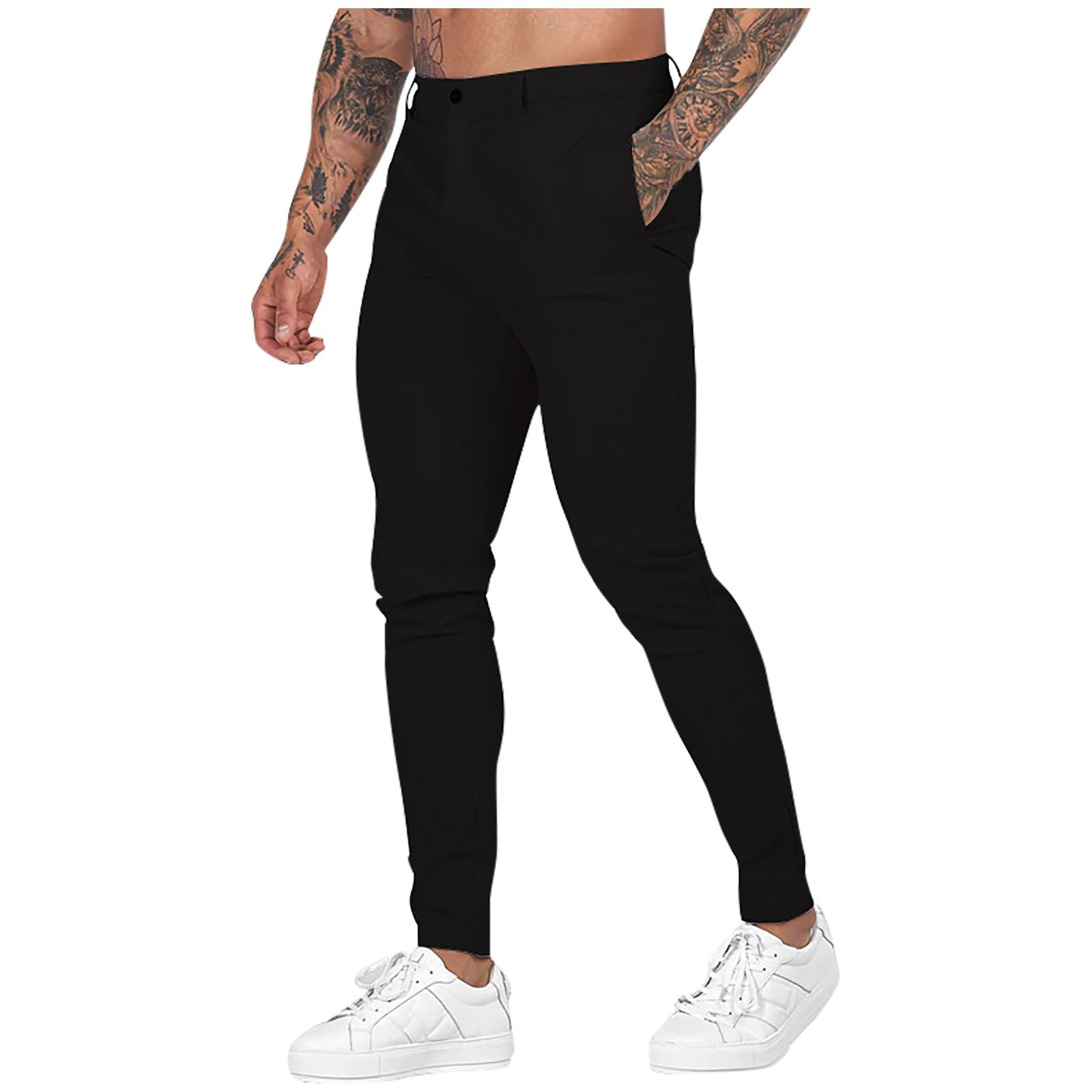 

Men s Overalls Drawstring Multi Pocket Casual Pants Hiking Pants Cotton Twill Pants XL чорний