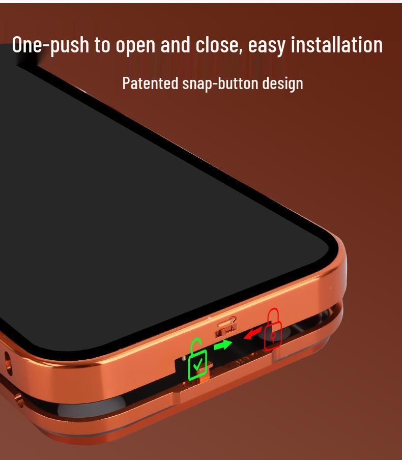 Magneto Magnetische Metallhülle mit drehbarem Ständer für iPhone 17 Pro