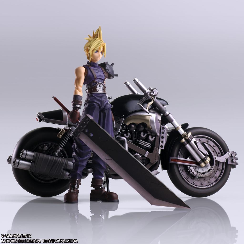 FINAL FANTASY VII BRING ARTS Strife PVC painted action figure <Cloud & Hardy-Daytona>