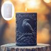Raven Design Crow Silicone Mold Tree Branch Design Resin Mould Plaster Crafts Mold  Resin Crafts