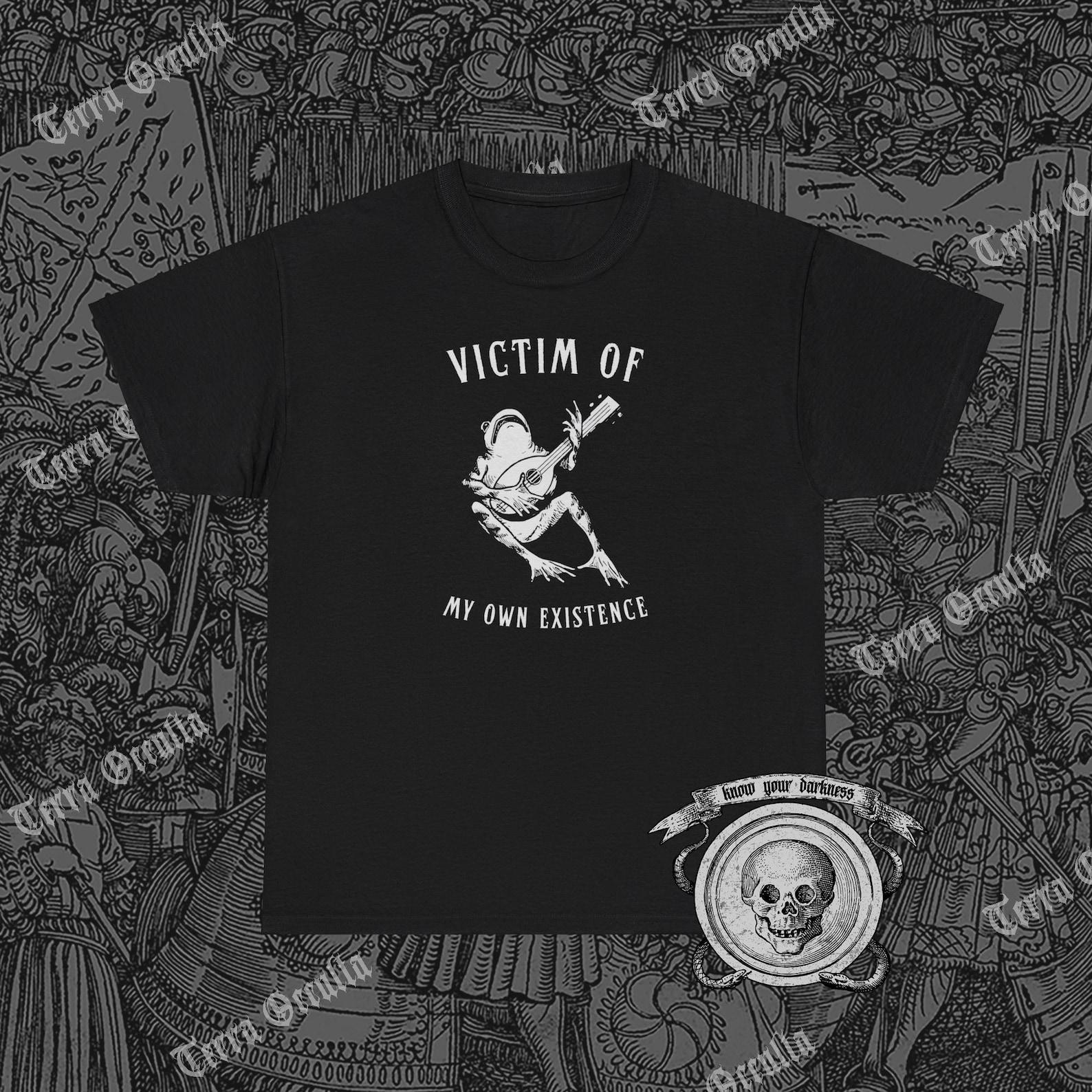 Victim of my Own Existence, Existentialism, Funny Frog, Philosophy, Existential Crisis 4XL
