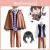 Anime Stray Bungo Dogs Ranpo Edogawa Cosplay Costume Detective Jacket Uniform