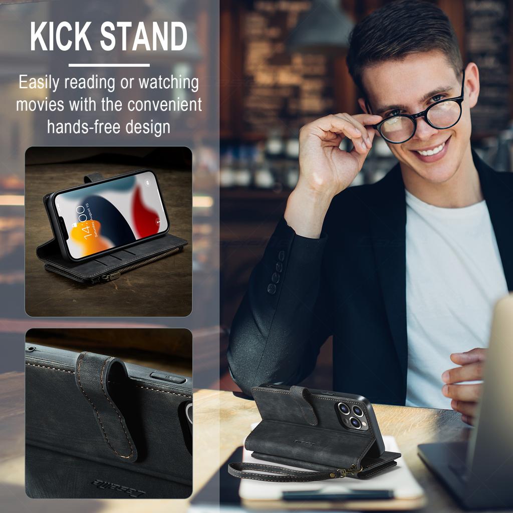 Suitable for iPhone 16 phone case A16 5G card slot phone case Samsung S24FE wallet protective case