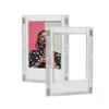 Acrylic Picture Frames 3-Inch Card Display Stand Photo Frame  for Polaroid Photo Picture