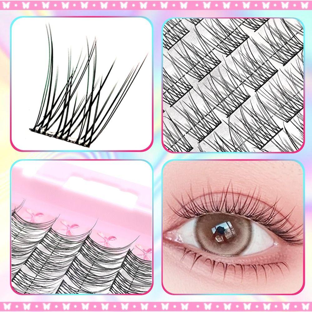32 Rows Eyelash Extension Fluffy Individual Eyelashes Tweezers Cluster Eyelashes  Music Festivals