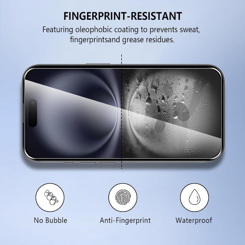 3pcs HD Tempered Glass for IPhone 16 15 14 13 12 11 Pro Max Screen Protector for IPhone 7 8 Plus SE XS XR Protective Glass