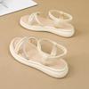 New Sandals Summer Wear Thick-soled Flat-soled Soft-soled Straps Mori Slippers Roman Shoes