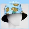 Pineapple Double Sided Pattern Hat Beach Sunshade Breathable Summer Outdoor