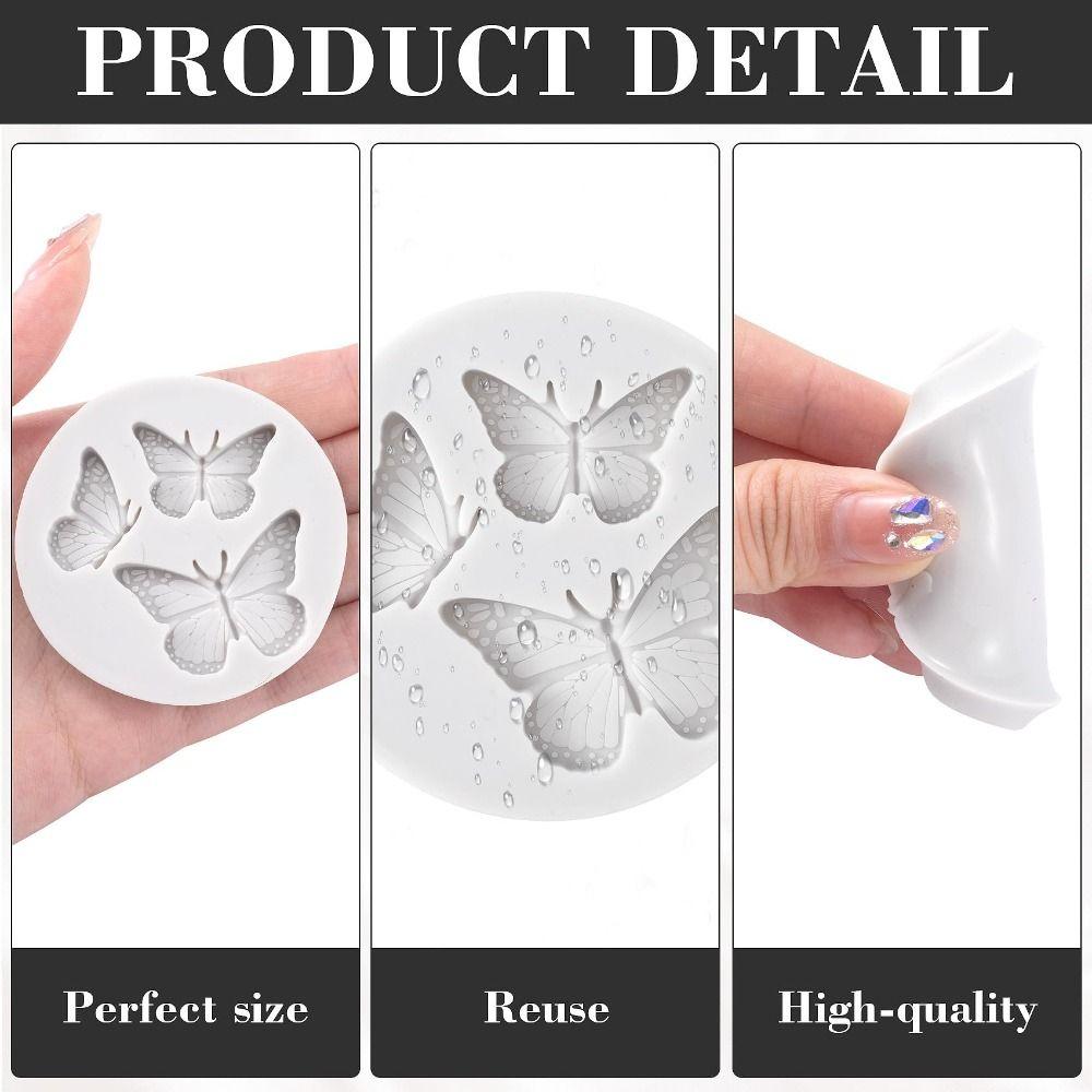 Mini Baking Cake Butterfly Soap Mold High-quality Chocolate Mold  Desserts Decoration