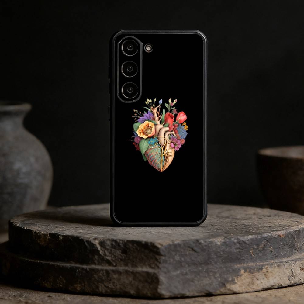Anatomy Skeleton Phone Case For Samsung Galaxy A91,80,73,72 ,71,53,52,32 ,31,22,21s,20,Soft Black Case