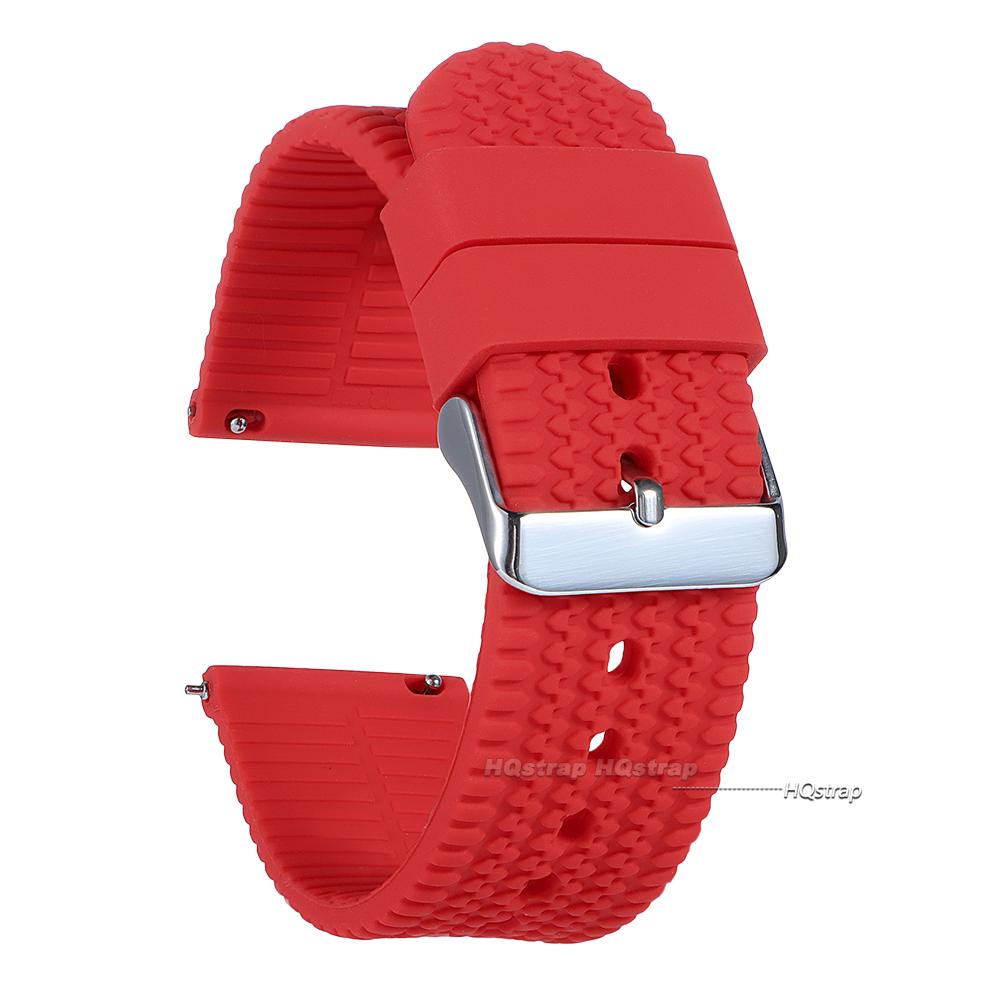 Cinturino per Orologio in Silicone a Rilascio Rapido per Seiko 18mm 20mm 22mm 24mm Gomma Morbida Sostituzione Braccialetto Sportivo Cinturino di Alta Qualità