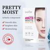 10 peças Nicotinamida Arbutin Máscara Facial Clareadora Hidratante e Redutora de Poros