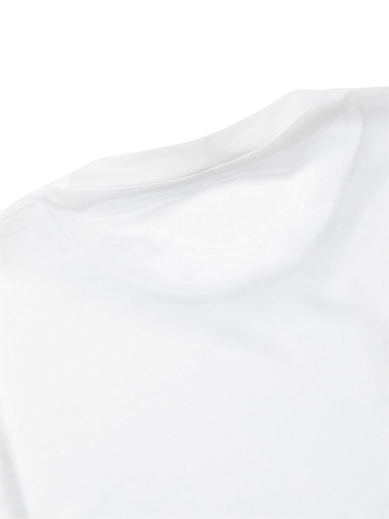 Wide Angle To Summer Round Neck Base Layer L_Snow White